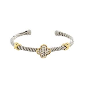 Elegant Gold and Silver Bracelet